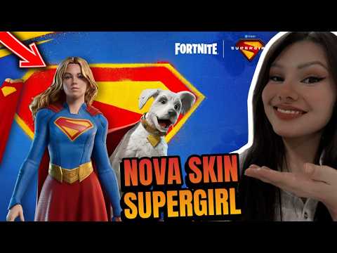 NOVA SKIN SUPERGIRL E NOVA TEMPORADA OG! LIVE INFINITA DIA 145 LOJA 26/06/26 LIVE FORTNITE AO VIVO