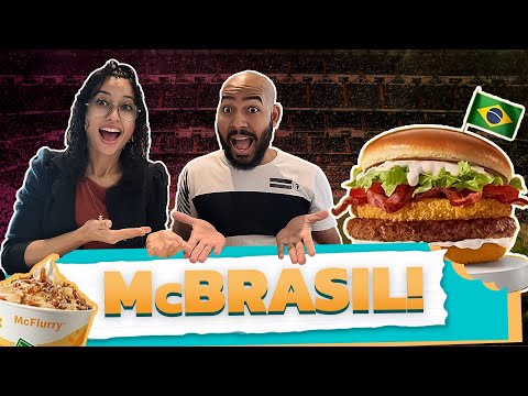 Mc Brasil | SANDUÍCHES DA COPA DO MUNDO | Provamos o novo McBrasil na pré-venda do McDonalds