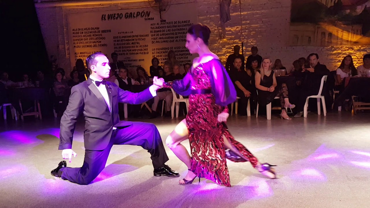 Betsabet Flores y Jonathan Spitel en Gral Milonga 3/4
