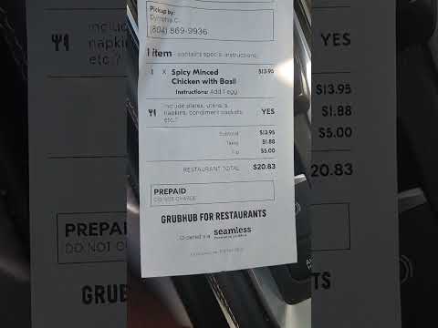 Grubhub - Refund