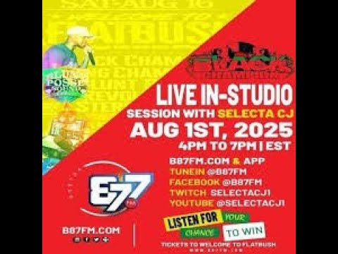 Black Champion Ls. Blunt Posse - Aug. 01, 2025 [LIVESTREAM]🚨