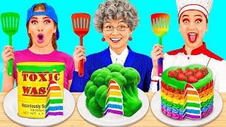 Me vs Grandma Cooking Challenge | Delicious Kitchen Hacks by TeenChallenge