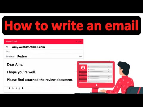 How to write an EMAIL in English 📧    Learn with Examples