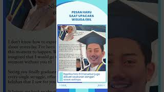 Nabila Ishma Tuliskan Pesan Haru saat Mendiang Emmeril Kahn Mumtadz Diwisuda, Begini Potretnya