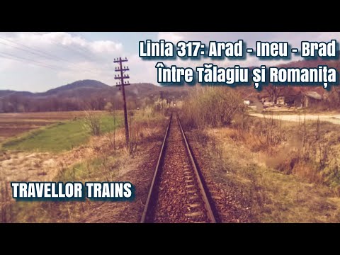 Linia 317: Arad - Ineu - Brad | Între Tălagiu și Romanița (Cab-view)