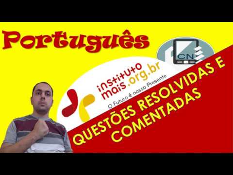 Questões sobre PONTUAÇÃO da banca INSTITUTO MAIS =  Português