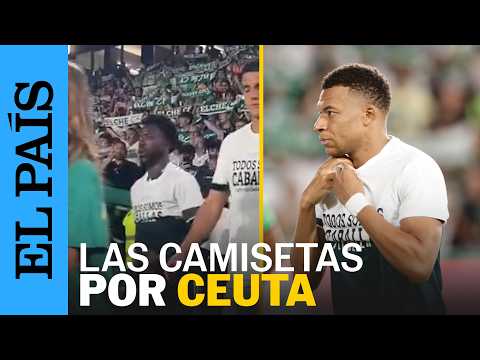MBAPPE, VINICIUS y KONATE tapan la camiseta con mensaje en apoyo a la población ceutí | EL PAÍS