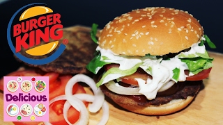Homemade Whopper Recipe - How to Make Whopper Burger King - Whopper burger king recipe - Delicious
