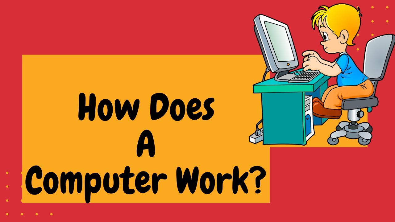 How does a computer work? | IPO Cycle | Input-Process-Output cycle | Grade 1 & 2 |