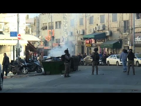 Palestinians in Jerusalem protest Trump's decision