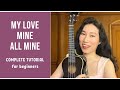 Mitski - My Love Mine All Mine (Ukulele Tutorial) by Chairia Tandias