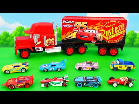 Disney Pixar Cars Unboxing Review | Disney Pixar Cars Go Toy Truck Race Track | Lightning McQueen