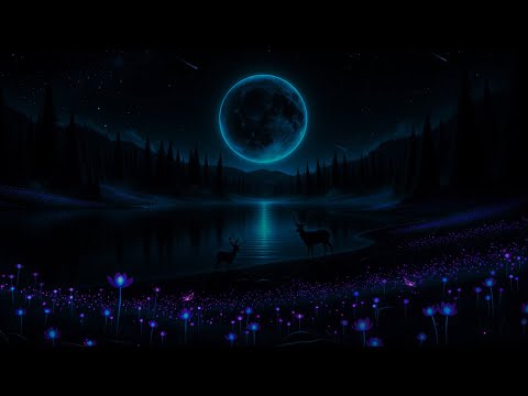 (No Ads) Relaxing Music For Deep Sleep • Anxiety Relief, Melatonin Release • Stop Overthinking