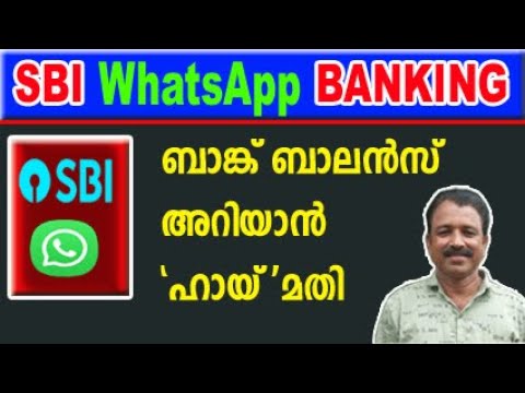 sbi bank balance check|sbi whatsapp banking malayalam|sbi whatsapp banking|sbi balance check number