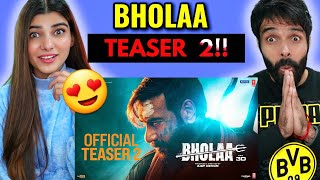 Bholaa Teaser 2 Reaction | Bholaa In 3D | Ajay Devgn | Tabu