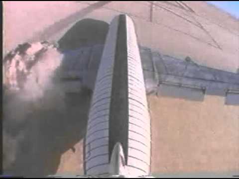 NASA Boeing 720 Crash Video from Tail
