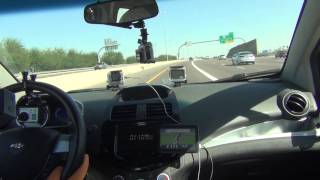 preview picture of video '1600 E Camelback Rd drive south on AZ SR 51 Highway, Phoenix, AZ, Halloween, 00012'