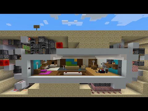 Ultimate Minecraft Redstone Bunker!