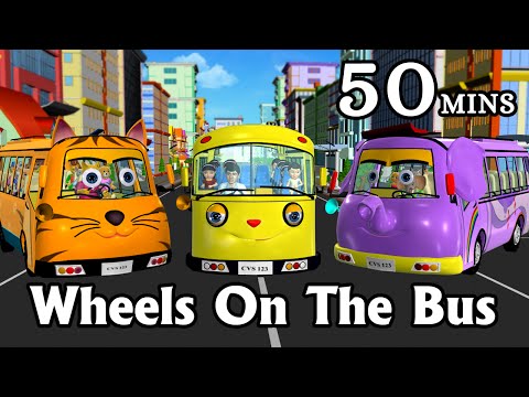 Wheels On The Bus Go Round And Round - 3D Animation Kids' Songs | Nursery Rhymes for Children Wheels On The Bus Go Round And Round - 3D Animation Kids' Songs | Nursery Rhymes for Children