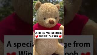 Winnie the Pooh's special message for you #winniethepooh #disney #disneyvoices