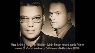 Max Goldt und Stephan Winkler — Mein Feuer macht noch Fehler