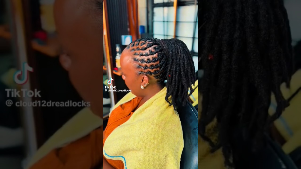 Dreadlocks styling #styling #dreads #hairstyles #shortsyoutube