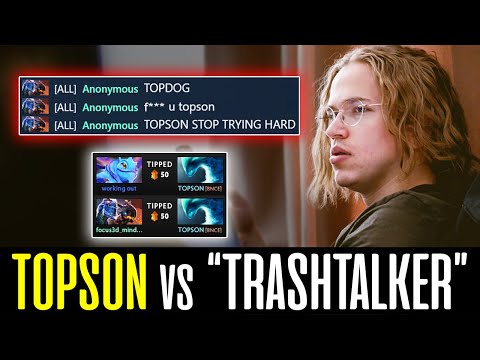 You trashtalked TOPSON too early - Disaster to Beyond GODLIKE Comeback! DOTA 2