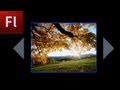 Flash Gallery Tutorials - Flash Tutorial Create an Image Gallery with Next and Previous Buttons Actionscript AS3 AS2 Action Script Photoshop