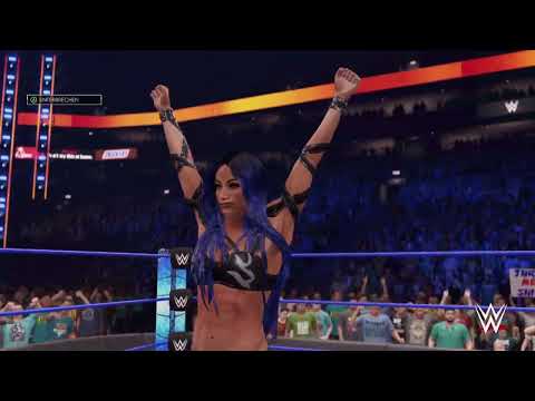 WWE 2K22 Superstar Universe Part 12 - Sasha Banks vs. Carmella on SmackDown July Week 2 Year 1