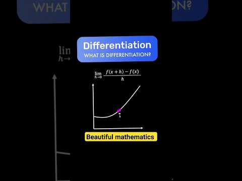 what is differentiation? | beautiful mathematics 💯