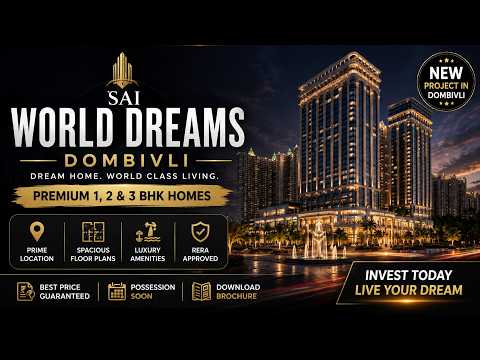 Sai Paradise Dombivli East – 1, 2 & 3 BHK Flats — video