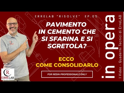 Pavimento in Cemento: Come Consolidarlo e Rinforzarlo con il Primer Epossidico HS - VIDEO TUTORIAL