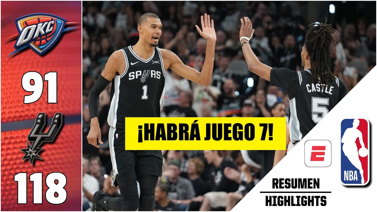 SAN ANTONIO SPURS 118-91 OKLAHOMA CITY THUNDER | Highlights | Conferencia Oeste | NBA
