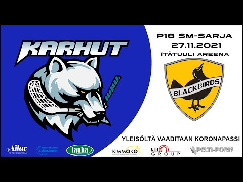 P18 SM: Karhut - Blackbirds 27.11.2021