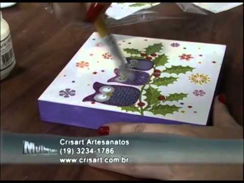 Mulher.com 21/12/2012 Marisa Magalhães -- Decoupage com guardanapo 2/2