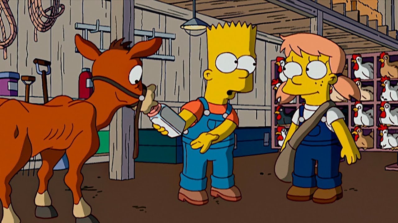 BART ESTÁ NAMORANDO UMA CAIPIRA | OS SIMPSONS