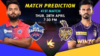 Delhi Capitals vs Kolkata Knight Riders Match Prediction | Pitch Report | Fantasy Prediction