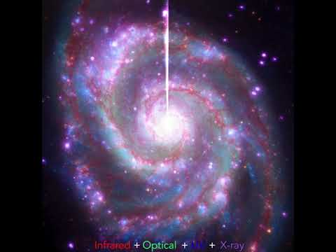 Data Sonification: M51 (Whirlpool Galaxy) Sequence