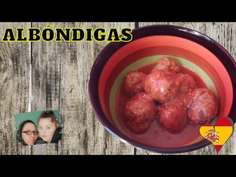 Albóndigas | Tapas | spanische Fleischbällchen (150 Untertitel)