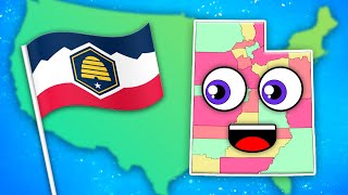 Explore The State Of Utah! | 50 States Songs For Kids | KLT Geography