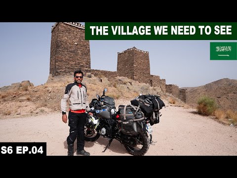 INSIDE the Abondoned Villlage of ROYAL TRIBE of ARABIA S06 EP.04 | MIDDLE EAST ON MOTORCYCLE