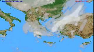 Cloud forecast Greece // modelrun: 00h UTC 2020-05-27