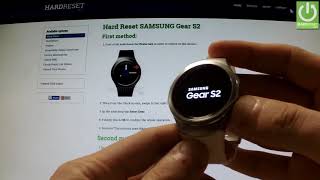 Hard Reset SAMSUNG Gear S2   Factory Reset by Recovery Mode