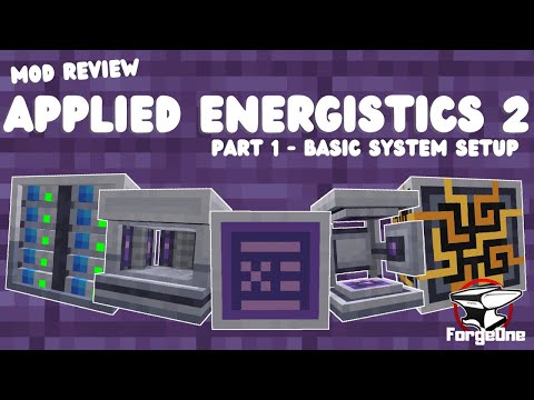 Applied Energistics 2 - Part 1 - Basic System Setup - Minecraft Mod Review (1.21.1)