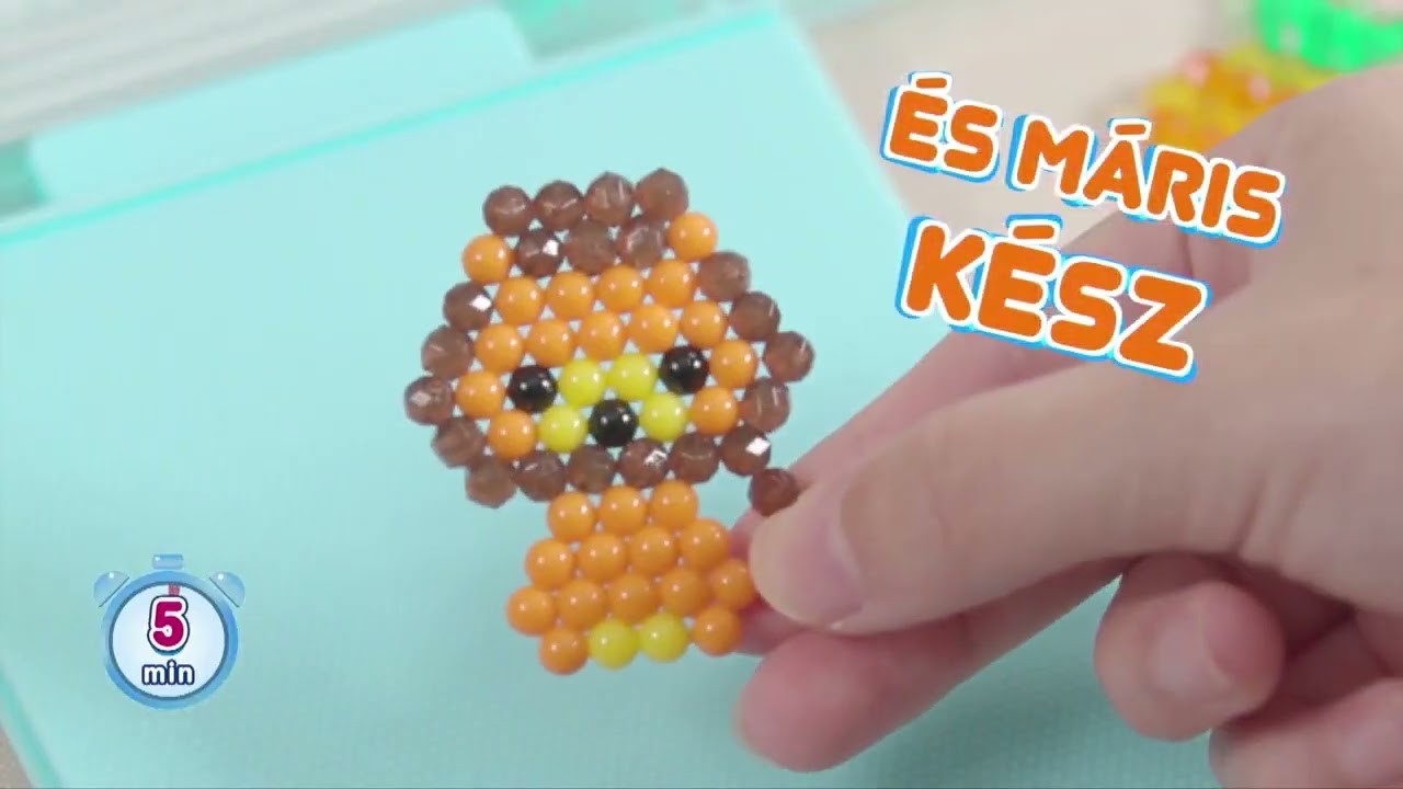 Aqua Beads 3D csillogó hintó kreatív szett videó