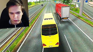 Bus Simulator Trying to Drive Fast to New York Mobile Phone Android Gameplay