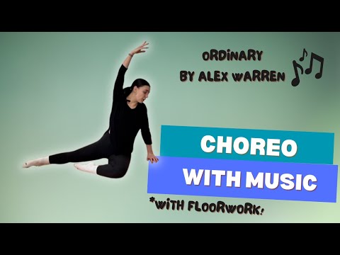 BEGINNER Dance Routine | Contemporary Choreography - "Ordinary" by Alex Warren (Routine With Music)