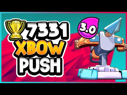 🏆7331 End Season Ladder Push with 3.0 Xbow Cycle — Clash Royale