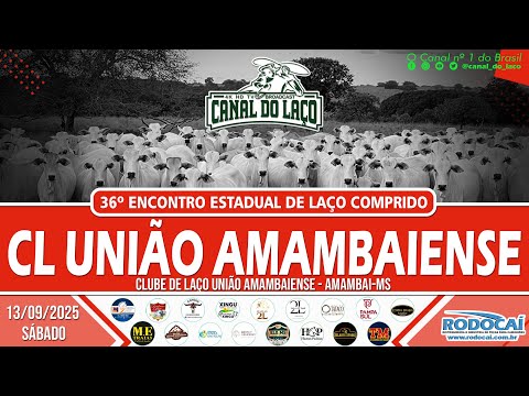 36º Encontro Estadual de Laço Comprido  |  Clube de Laço União Amambaiense  |  Amambai-MS