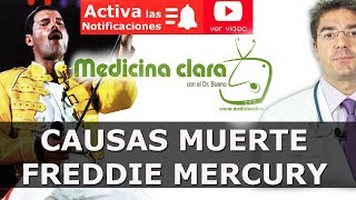 Las causas de la muerte de Freddie Mercury | Queen | VIH y SIDA